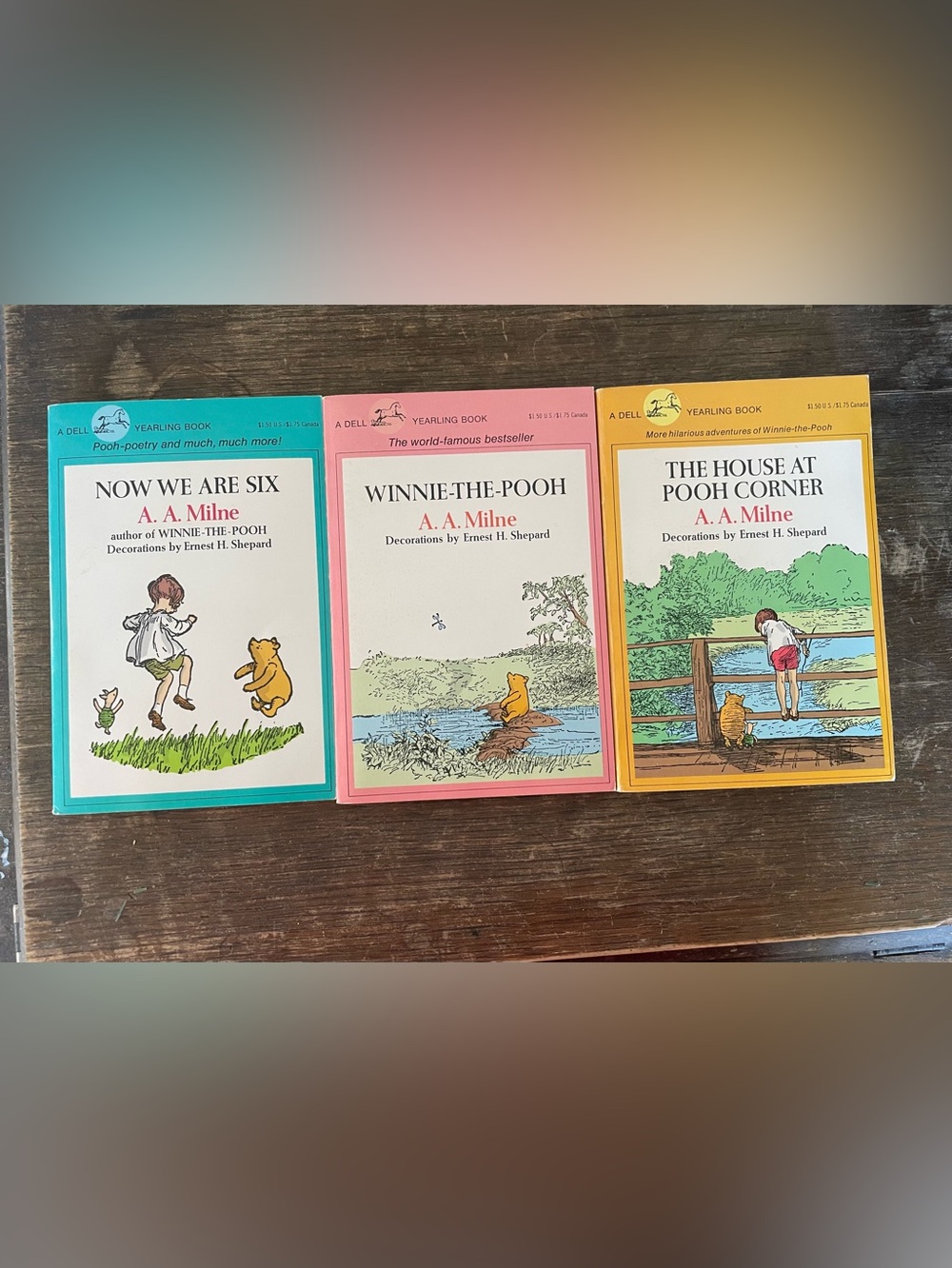 Vintage Winnie-the-Pooh Classic Book Set